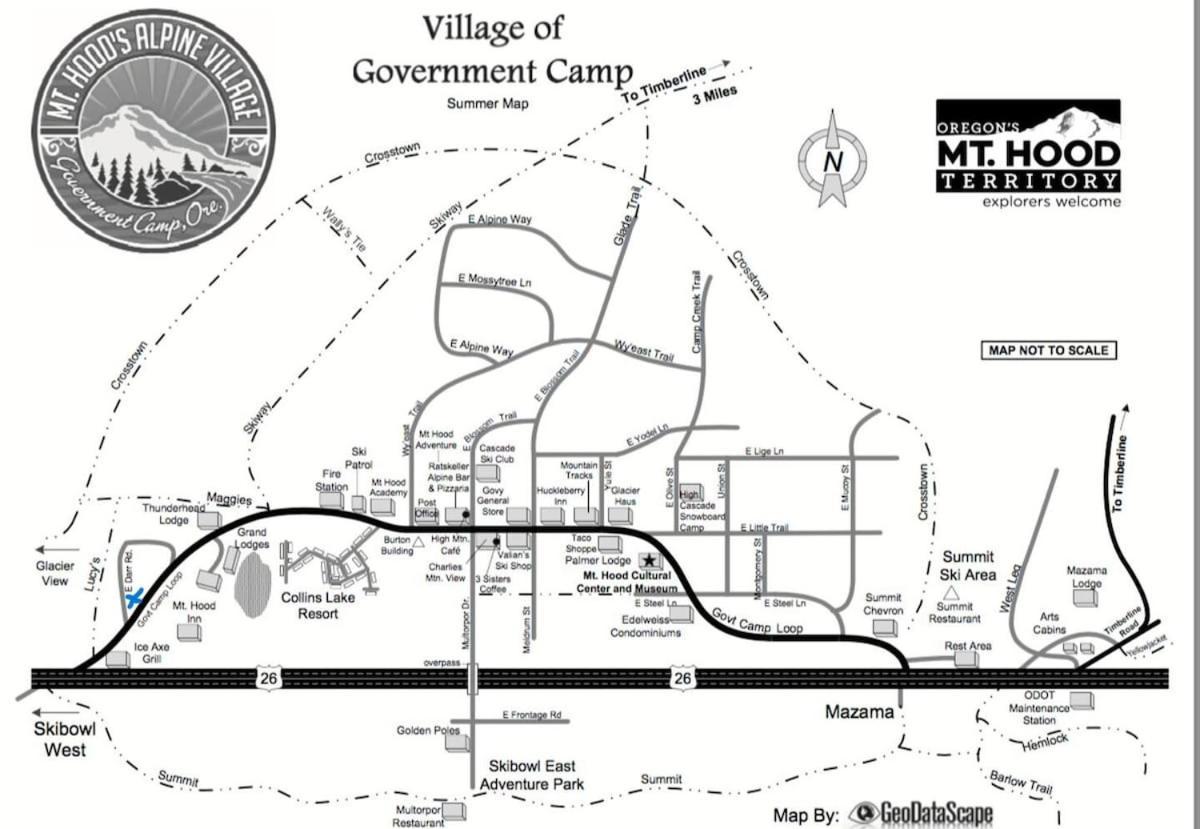 Great Blue Lodge - Spacious Ski Lodge, Hot Tub, Sauna, Game Room & More Government Camp Bagian luar foto